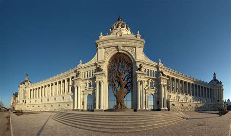 Скачать обои дерево, архитектура, Татарстан, Дворец земледельцев ...