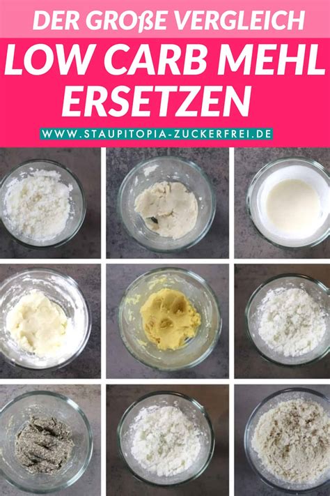 Low Carb Mehl ersetzen? Der Mehl-Vergleich - Staupitopia Zuckerfrei