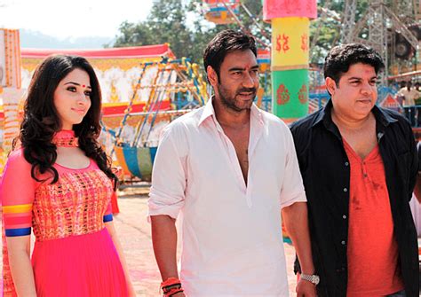 sajid khan helps tamannaah host  scene