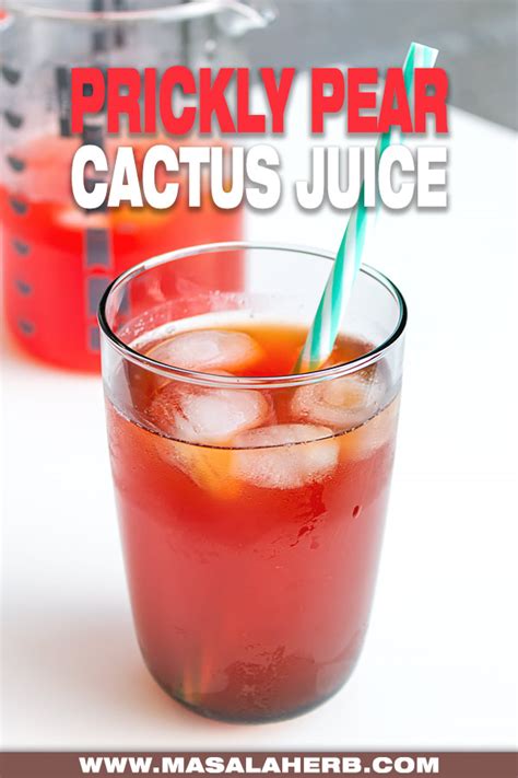 Prickly Pear Juice (Cactus Fruit) without Blender or Juicer
