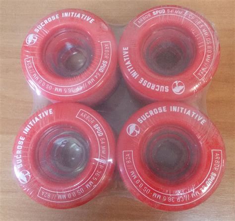 Колёса для лонгборда Arbor Spud 64 mm / 82 A red купить со скидкой в ...