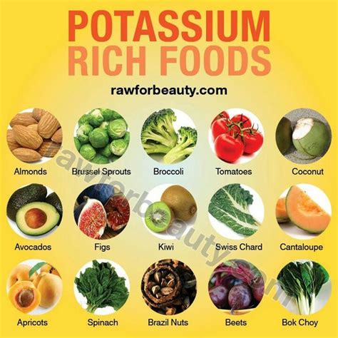 potassium rich foods potassium rich foods high potassium foods