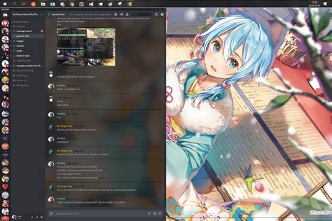 So I managed to give discord a translucent blur background. 100% ...