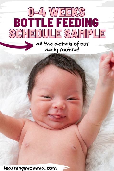 Newborn bottle feeding schedule – Artofit