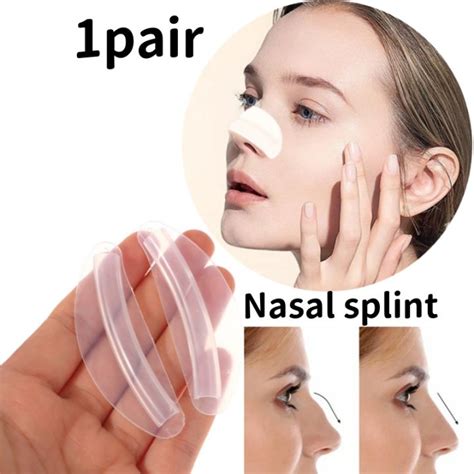1pair Medical Septoplasty Silicone Nasal Splint Hospital Consumables