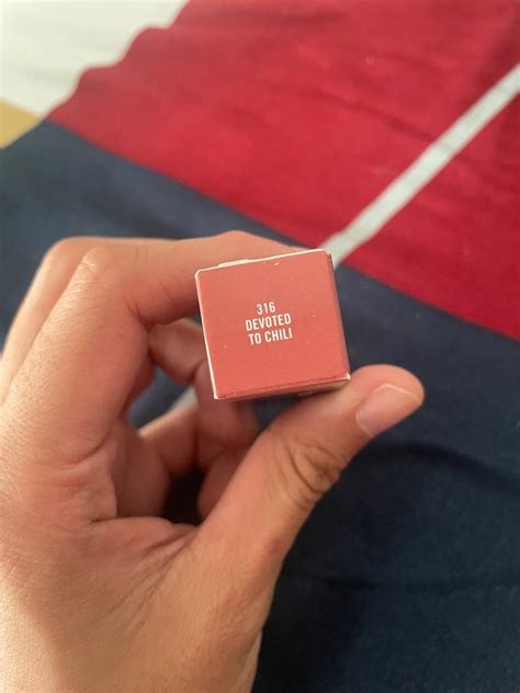 MAC Devoted to Chili Powder Kiss FULL SIZE UNUSED, Beauty & Personal ...