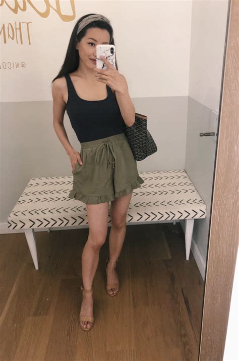 casual summer shorts outfit ideas for petite women - Extra Petite