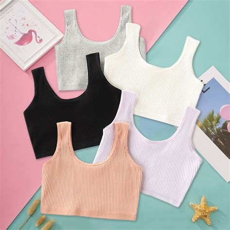 Girls Underwear Developmental Young Girls Small Vest Students Primary ...