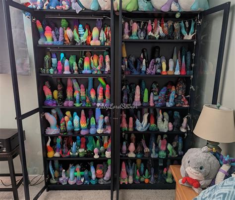 2/3 of the collection! Just gotta get a 3rd cabinet now! : r/BadDragon