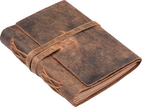 Amazon.com : LEATHER VILLAGE Leather Journal Writing Notebook - Lined ...