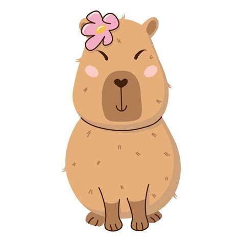 Capivara Fofa Desenho Para Imprimir De Capivara - 6