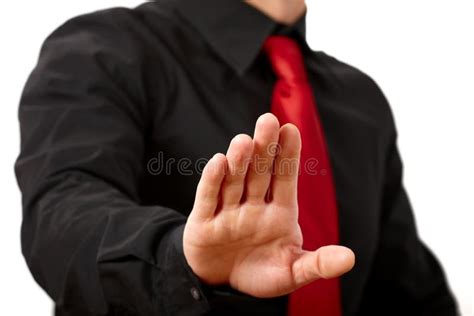business man  stop stock photo image  confidence