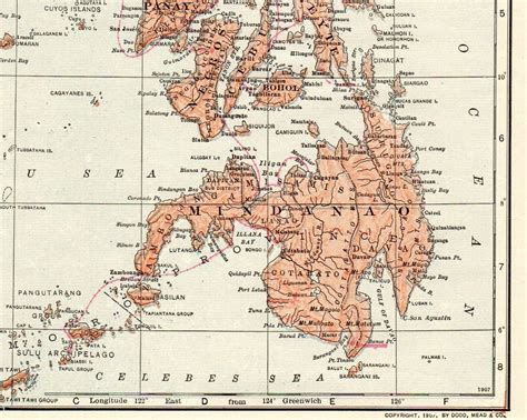 Old Map Of The Philippines