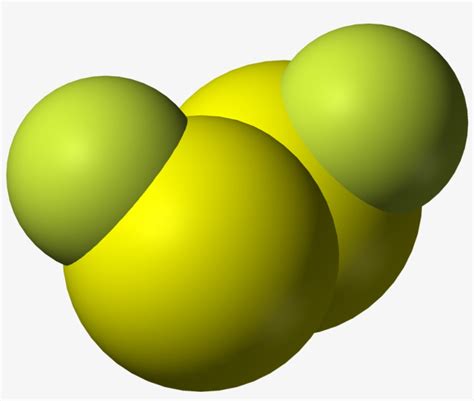 Disulfur Difluoride 3d Vdw - Graphics PNG Image | Transparent PNG Free ...