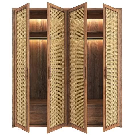 Rattan Wardrobe - 3D Model for VRay