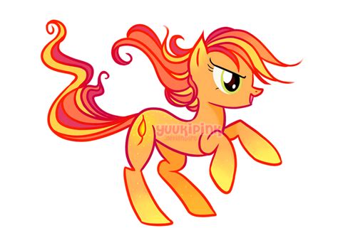 MLP Adoptable - Fire Pony - Flicker Flame (SOLD) by yuukipink on DeviantArt