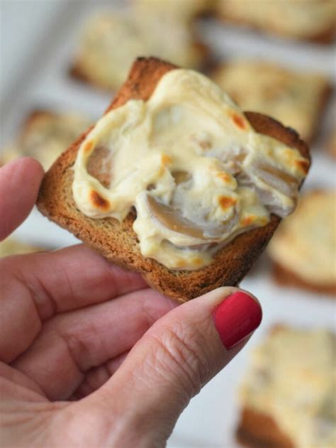 Cream Cheese & Mushroom Party Rye Bread Appetizer - Story - Kid ...