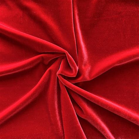 Red Velvet Fabric Texture