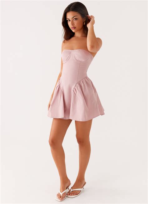 Charlotte Mini Dress - Pink – Peppermayo US
