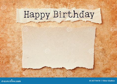Happy Birthday Card Stock Photo | CartoonDealer.com #20774478