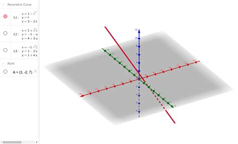 Lines in 3D: intersecting, parallel, and skew – GeoGebra