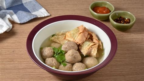 resep bakso ayam kenyal kuah bening