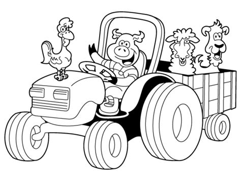 Tractor 9 | Desene de colorat