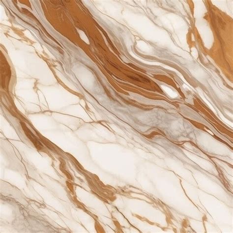 Premium AI Image | A brown marble tile with a white and brown marble ...