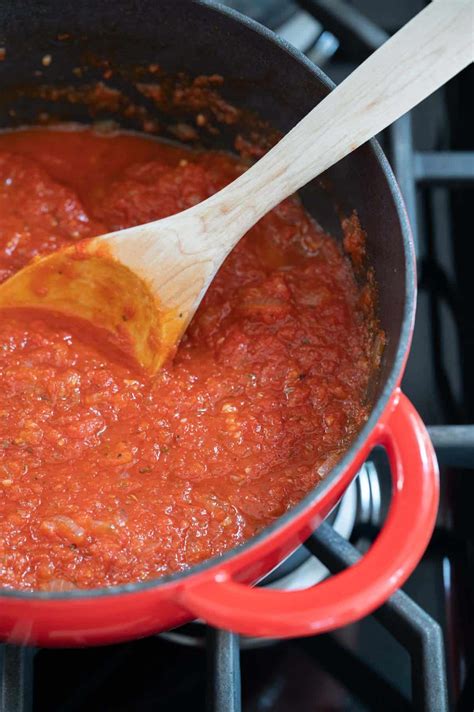 Hearty Marinara with Sausage - LadyPearTree