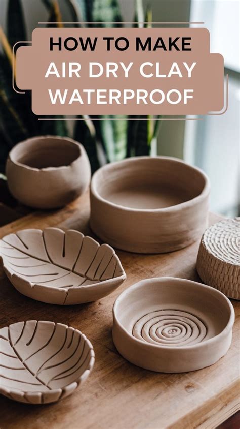 How to make air dry clay waterproof – Artofit