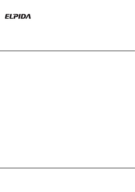 EDJ4208EFBG-GN-F datasheet(1/29 Pages) ELPIDA | Differential clock inputs