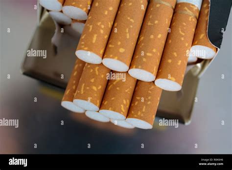 cigarettes in pack Stock Photo - Alamy