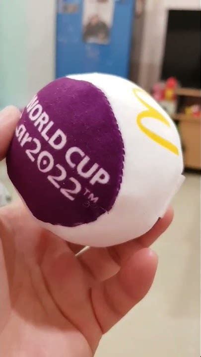 fifa wold cup qatar  squishy ball mcdonalds happy meal toy