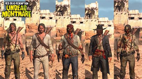 Showing All Outfits | Undead Nightmare | Red Dead Redemption - YouTube