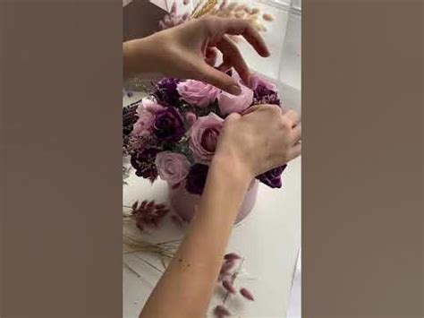 Собираю букет из мыльных цветов и стабилизированной зелени #цветы # ...