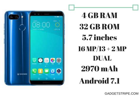 gionee  lite specifications features price gadgetstripe