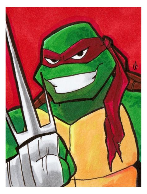 Ninja Turtle Raphael Drawing at PaintingValley.com | Explore collection of Ninja Turtle Raphael ...