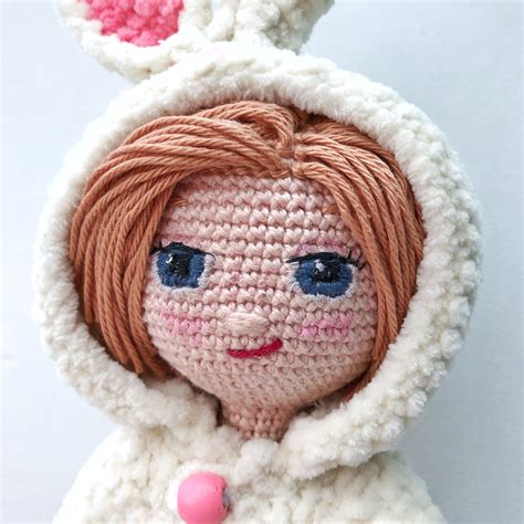 Izzy the Easter Bunny Crochet Amigurumi Doll Pattern PDF | Etsy