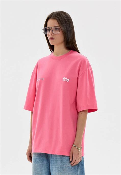 Футболка Frht LIVIN' LARGE, цвет: розовый, MP002XW1735S — купить в ...