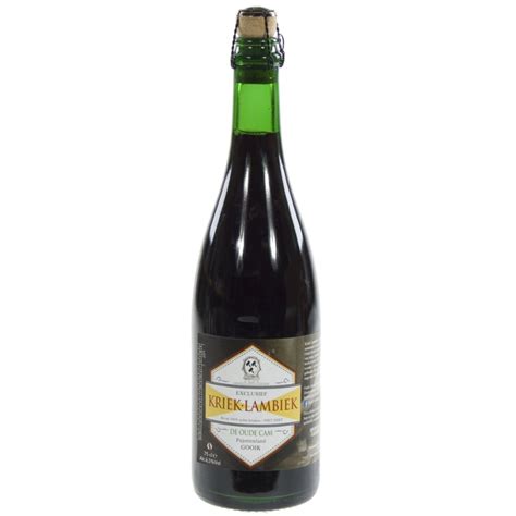 Kriek Lambiek Bier (De Cam) 75 cl Fles - Thysshop