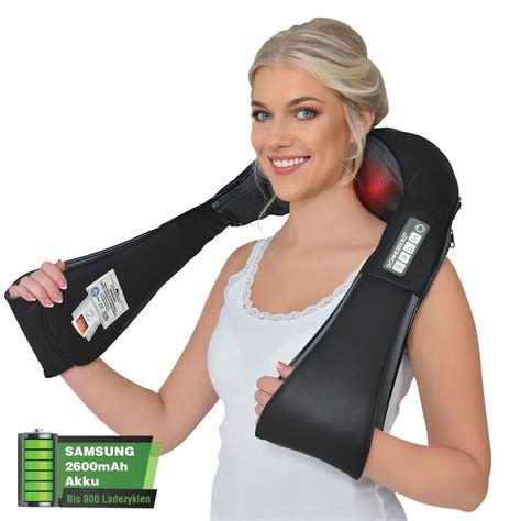Neck and Shoulder Massager - Cordless Relaxation Anytime Anywhere ...