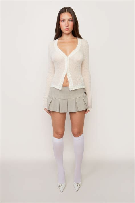 Pleated Micro Mini Skirt – Guizio