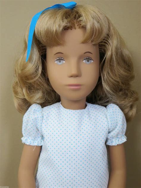 Close up of 16" Sasha Honey Blonde Party Dress doll, United Kingdom ...
