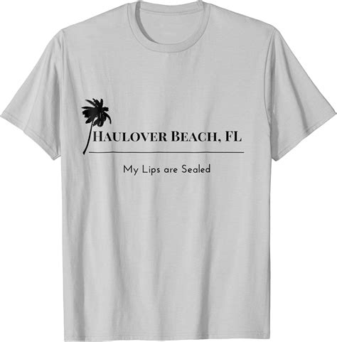 Amazon.com: Haulover Beach Nude Beach Shirt: My Lips are Sealed