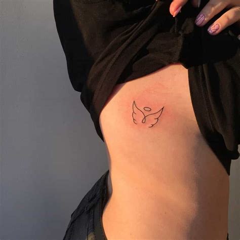 Angel Wings With Halo Tattoo - werohmedia