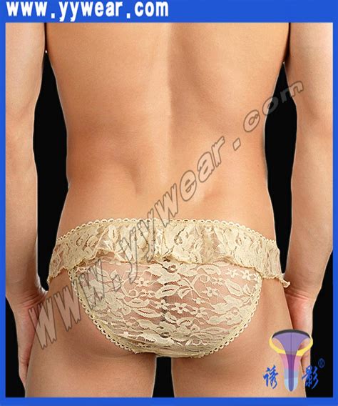 Купить Трусы Мужские кружевные трусики кружева талии края трусы Sexy ...