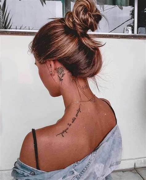 Neck Tattoo Designs For Ladies - Tattoo Style Trends