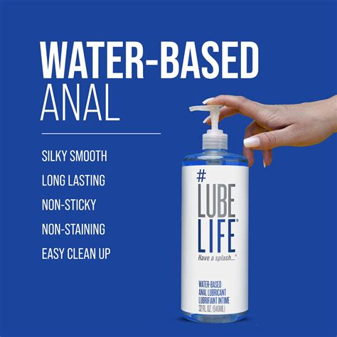 H2O Anal Water Based Lubricant – Easy Cleanup – Buy Best Lubes for Anal