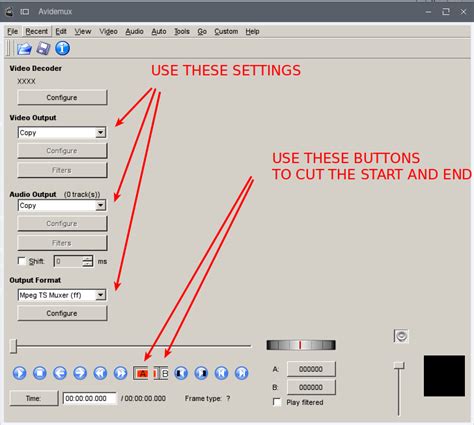 split  join  transcoding avcmpeg ts video files