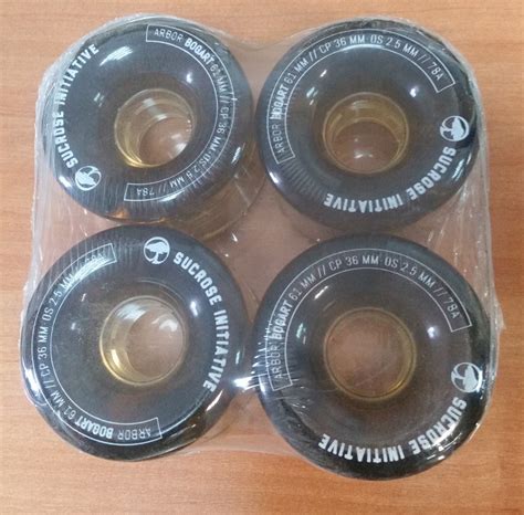 Колёса для лонгборда Arbor Bogart Fusion 61 mm / 78 A amber купить со ...